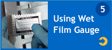 Using Wet Film Gauge