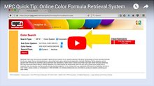 Color Formula Retrieval System